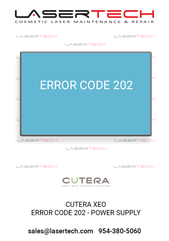 cutera-xeo-error-code-202